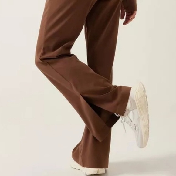 Athleta Size 1X Venice Flare Pant Mahogany Brown Stretch Pull On Flare leg - Picture 1 of 12